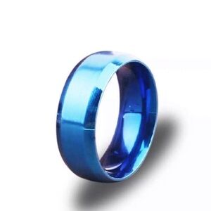 New mens Silver Stainless Steel band Ring size 14